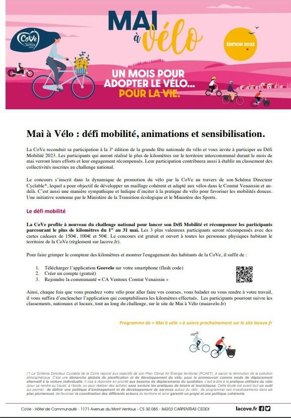 MAI A VELO