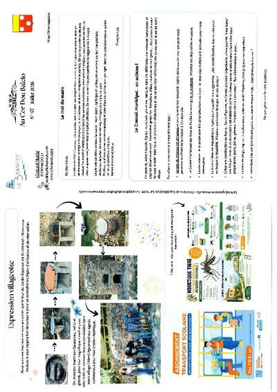 Bulletin municipal Le Beaucet - Flash info n° 177 juillet 2026